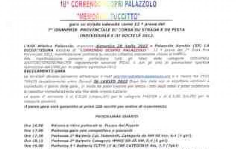 Locandina Correndo Scopri Palazzolo