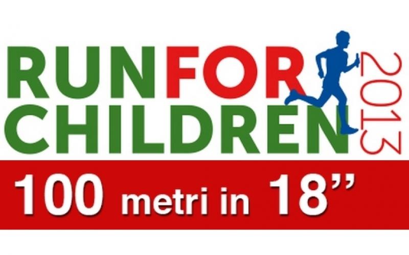 Run For Children 2013: 100 metri in 18''