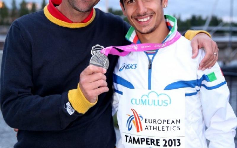 Salvatore Pisana e Giuseppe Gerratana, argento nei 3000m siepi agli Europei 2013 u23 